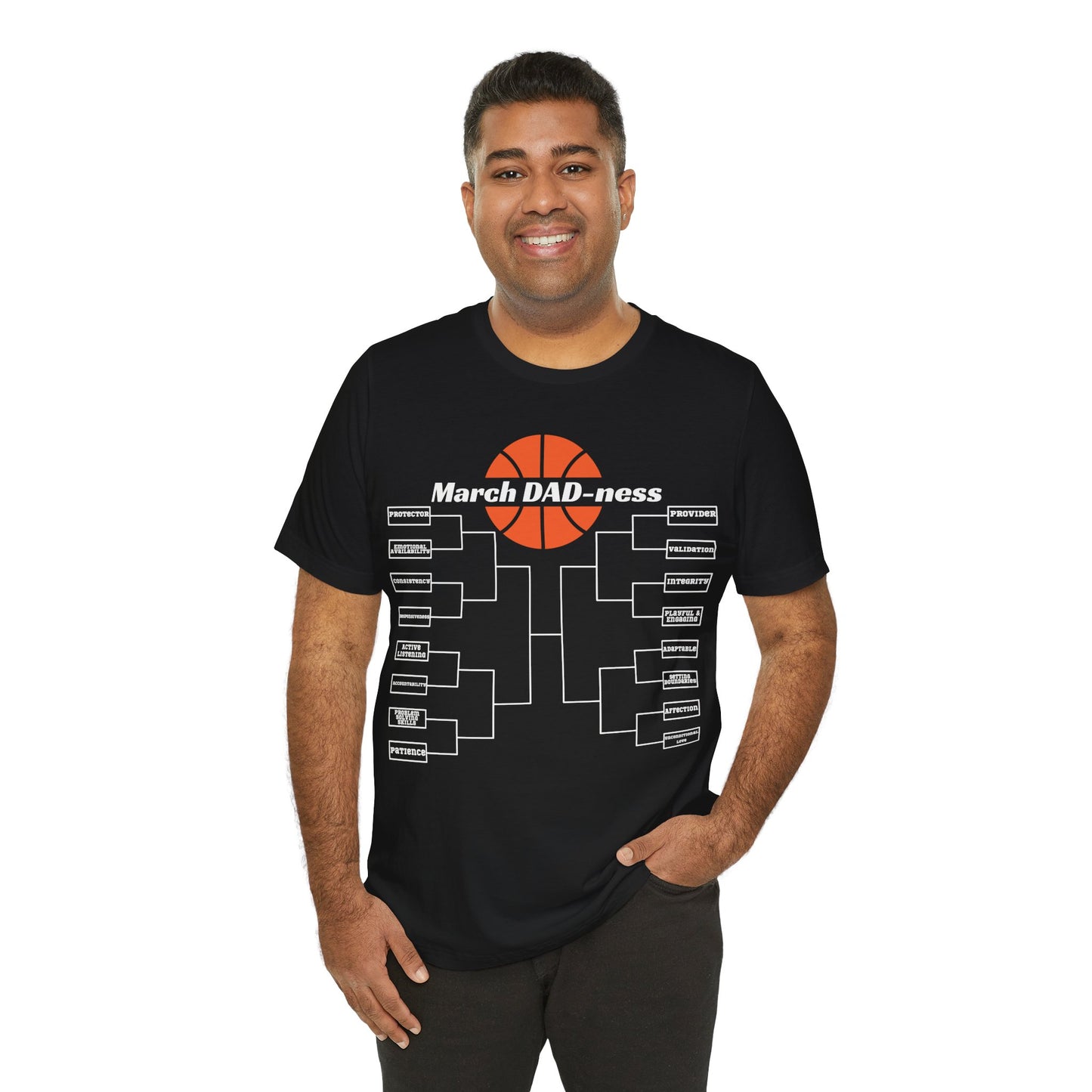 March DAD-ness Basketball Tee