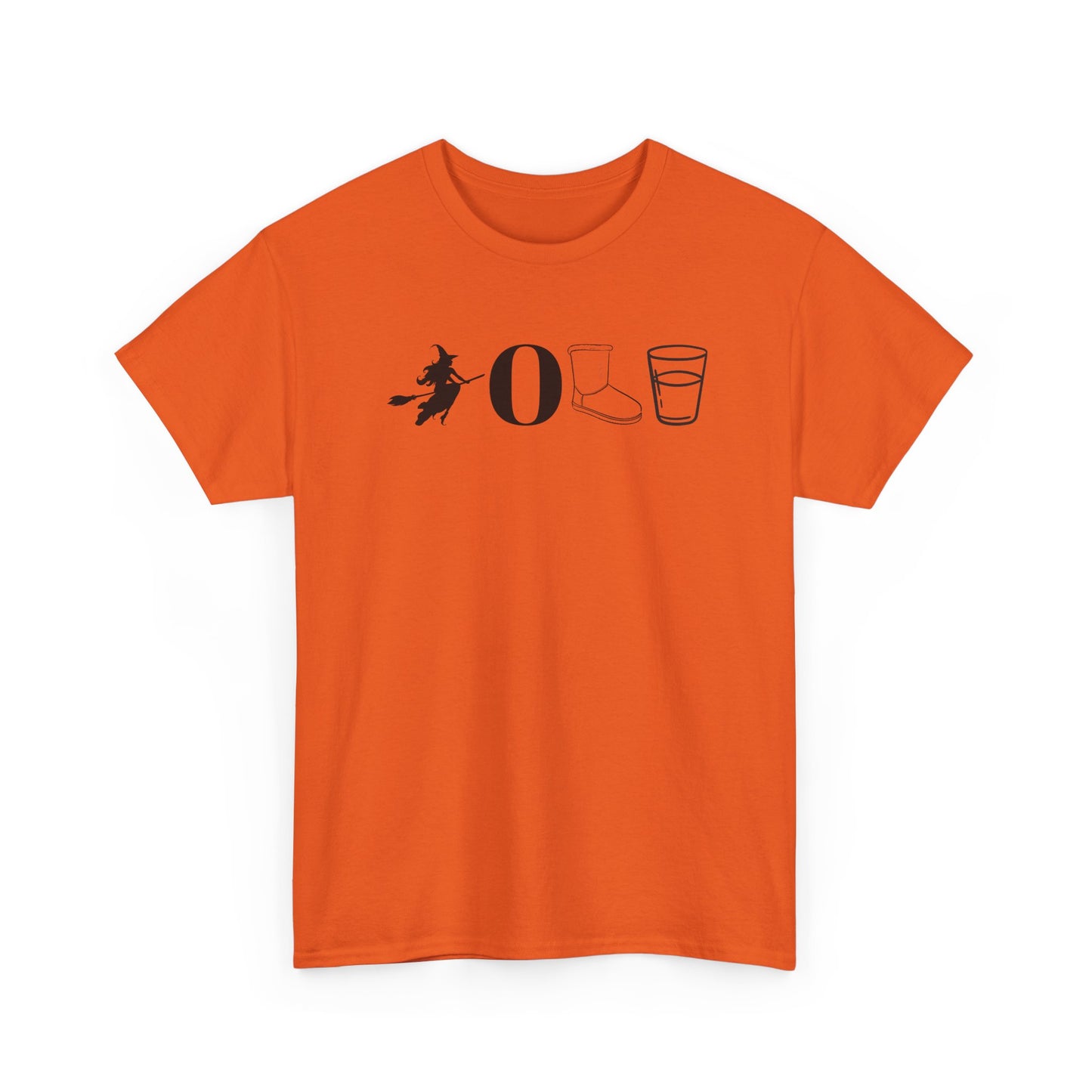 Witch O Ugg Glass Funny Halloween Unisex Heavy Cotton Tee