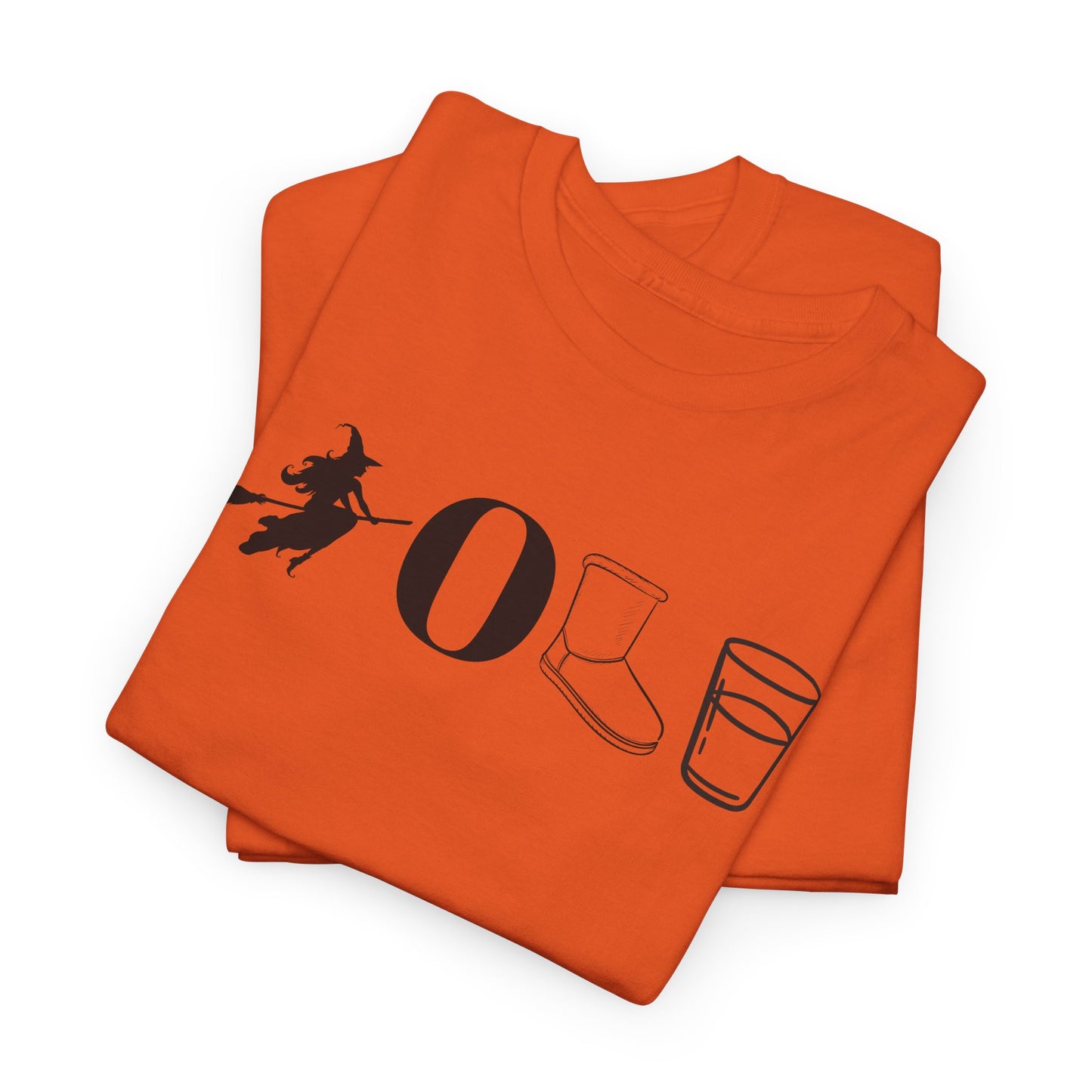 Witch O Ugg Glass Funny Halloween Unisex Heavy Cotton Tee