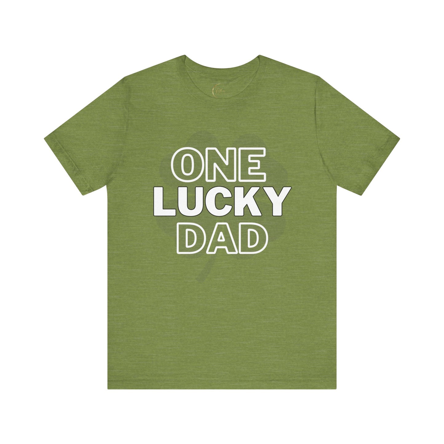 One Lucky Dad Green T-Shirt