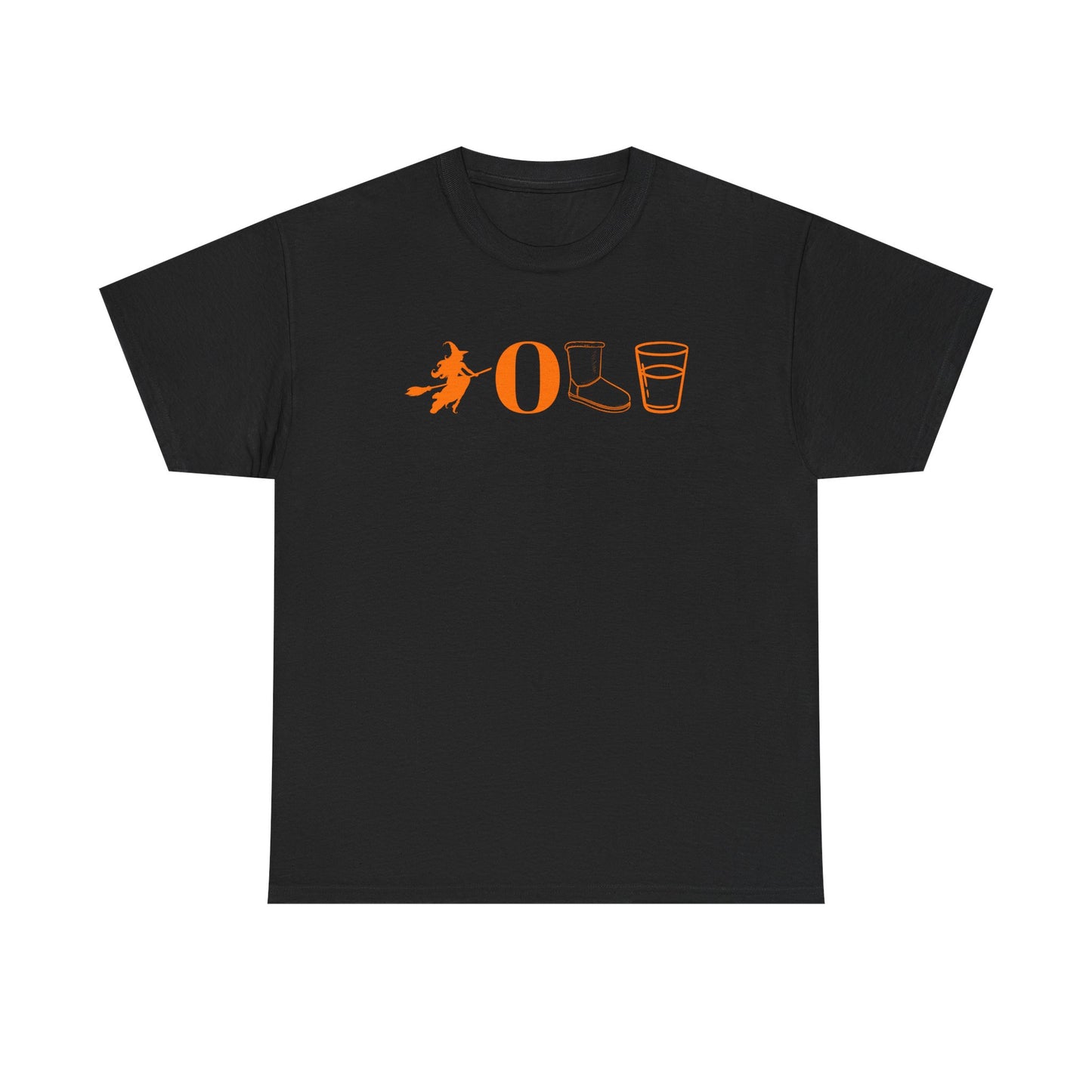Witch O Ugg Glass Funny Halloween Unisex Heavy Cotton Tee