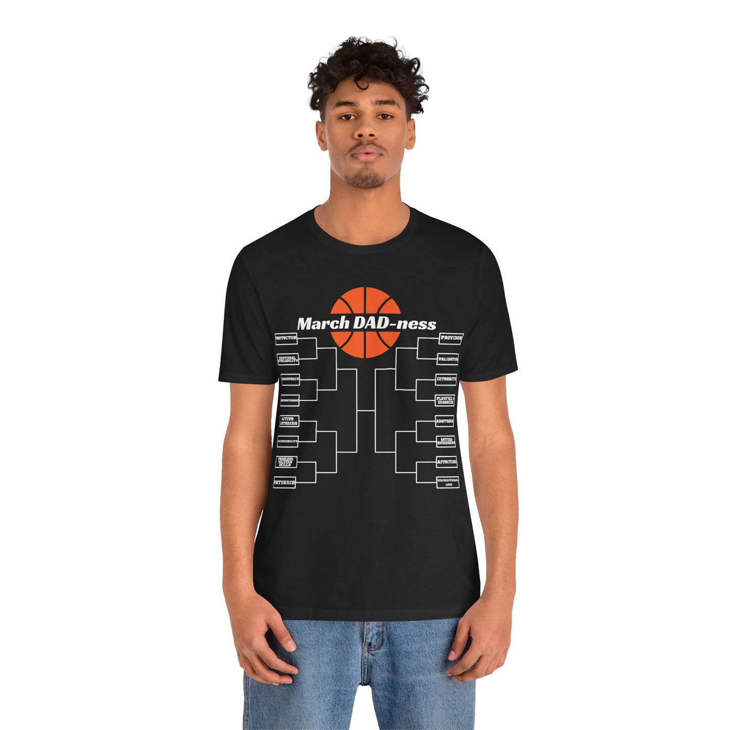 March DAD-ness Basketball Tee