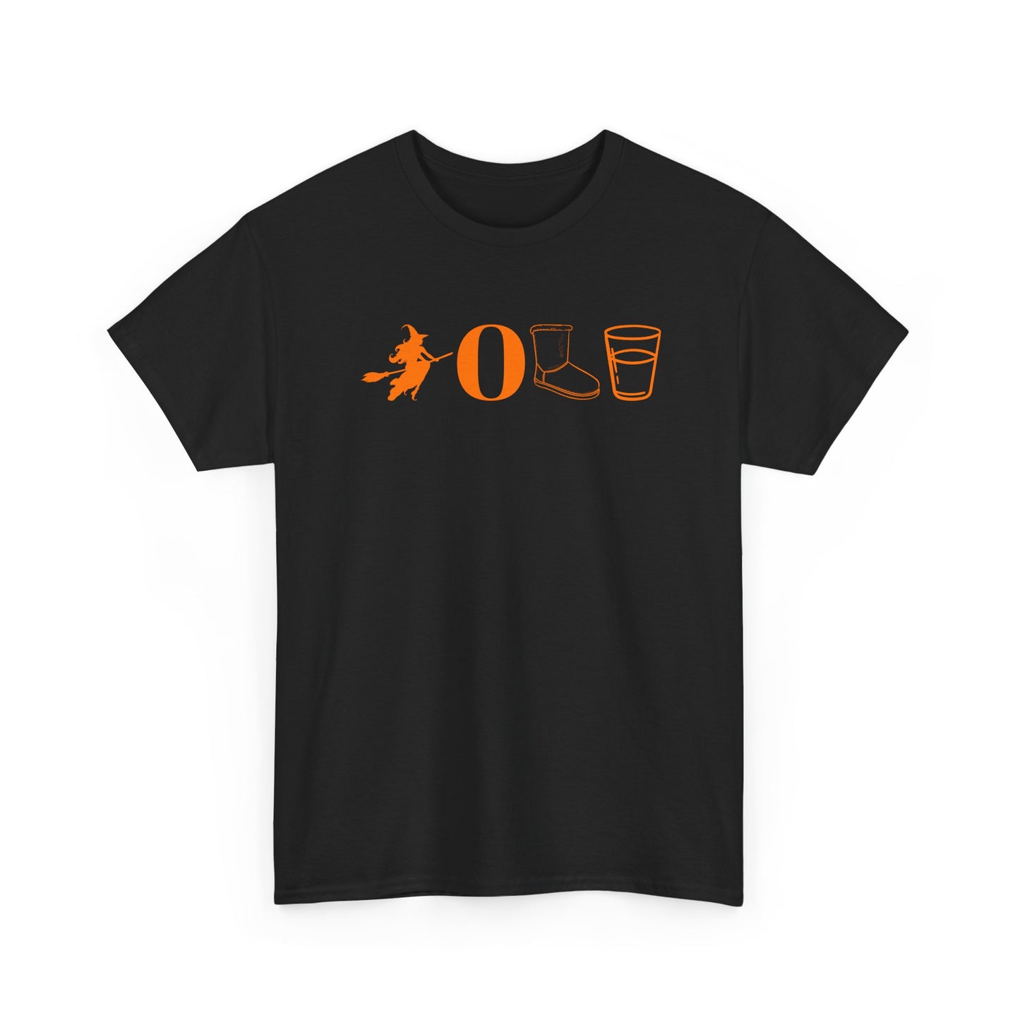 Witch O Ugg Glass Funny Halloween Unisex Heavy Cotton Tee