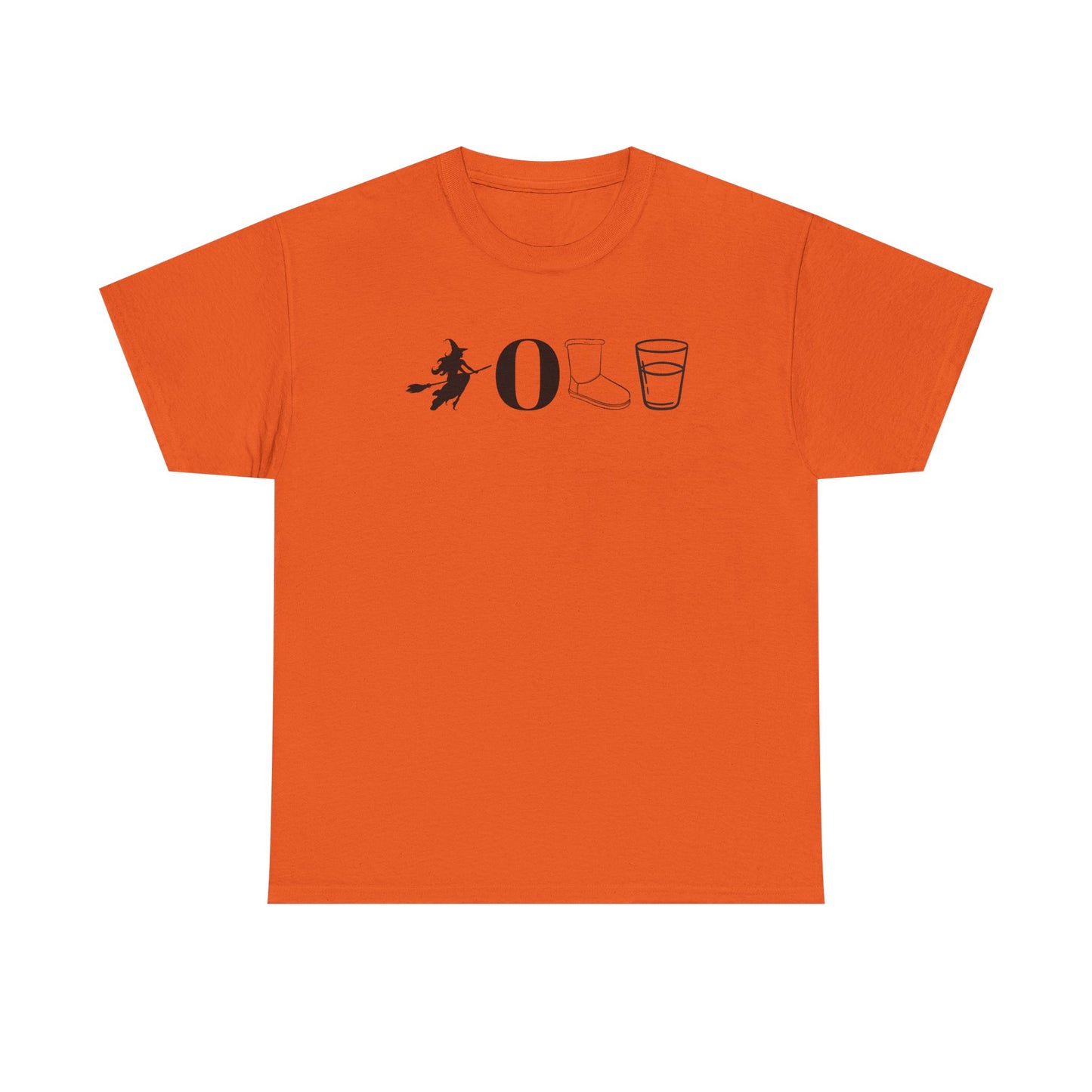 Witch O Ugg Glass Funny Halloween Unisex Heavy Cotton Tee