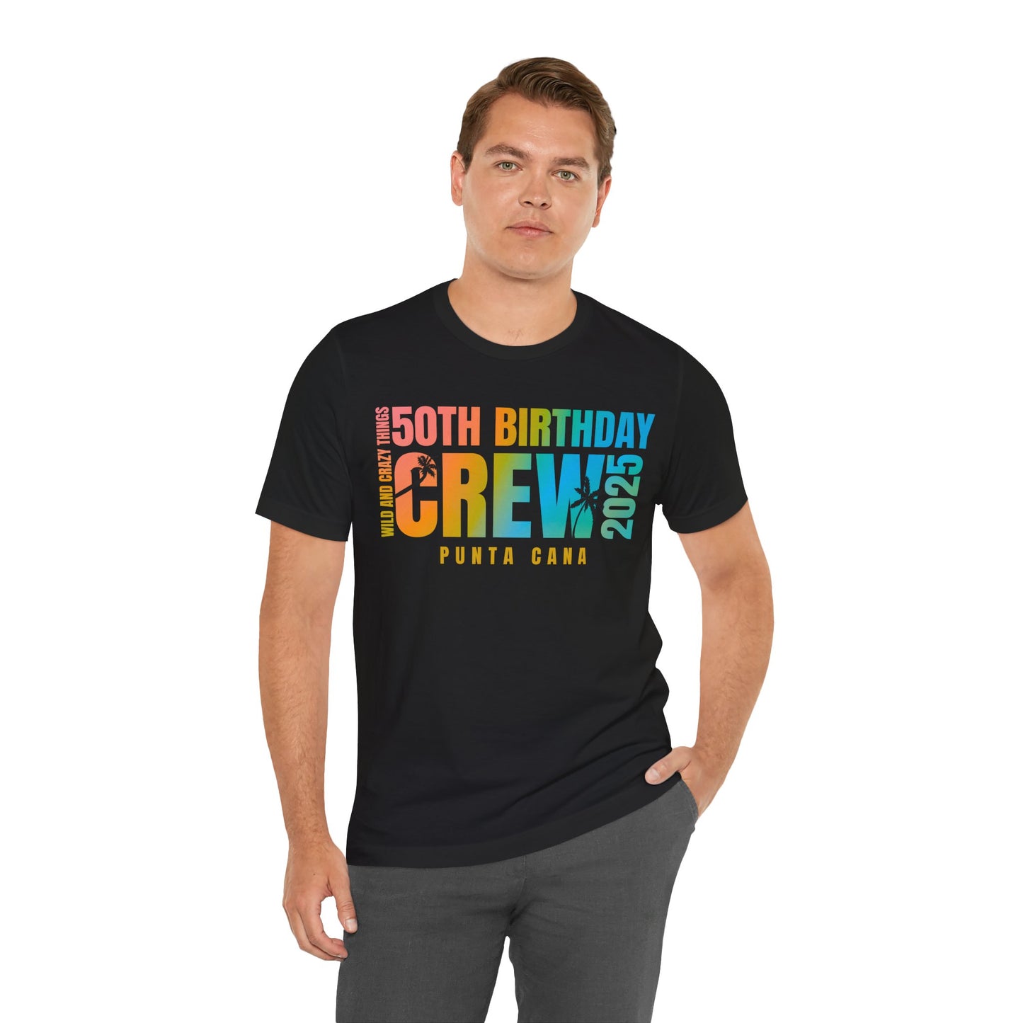 CREW T SHIRT for Veinesha's 50th Birthday Crew, Punta Cana 2025