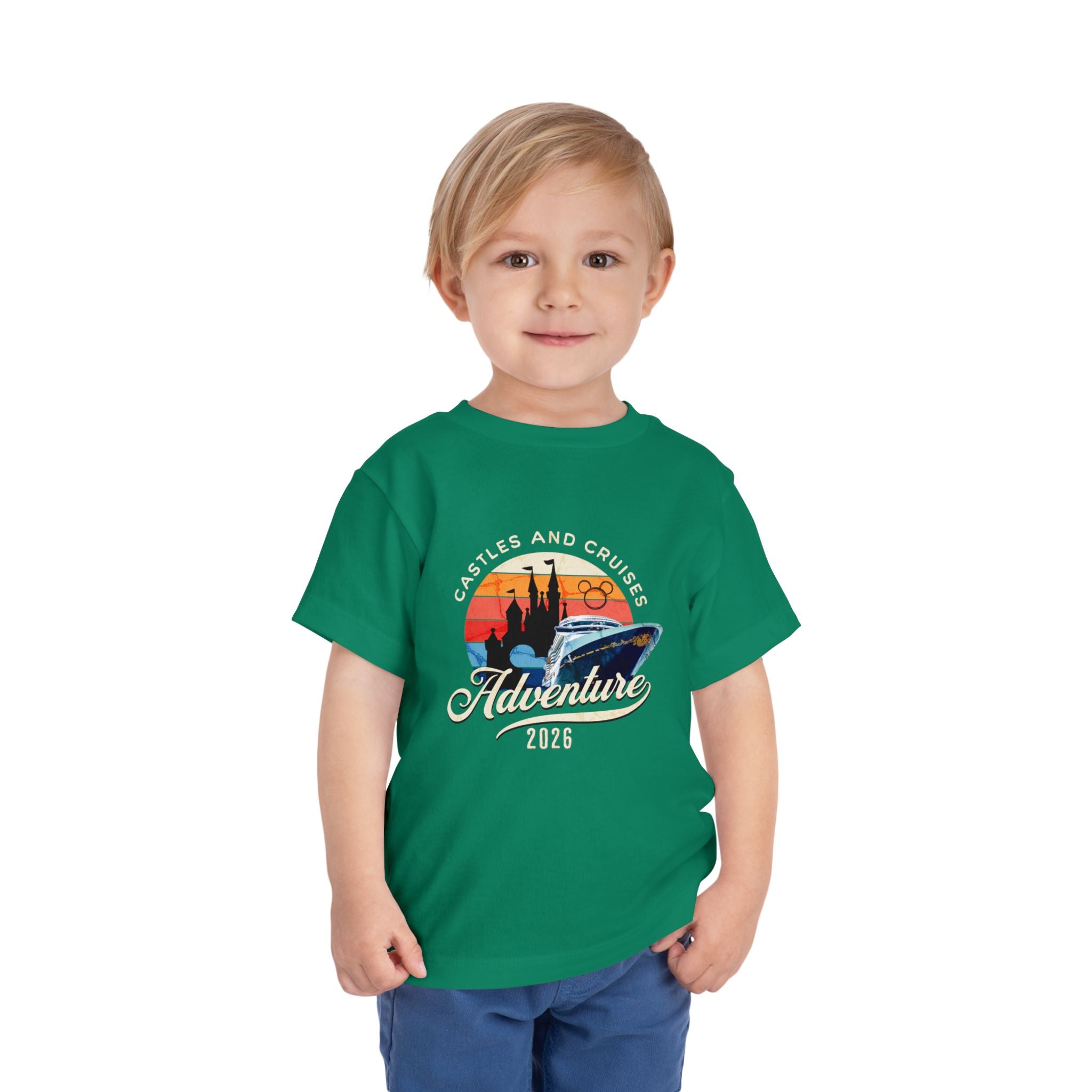 Toddler Tee — 'Castles and Cruises Adventure 2026' Vacation Shirt Custom Order for Cecelia