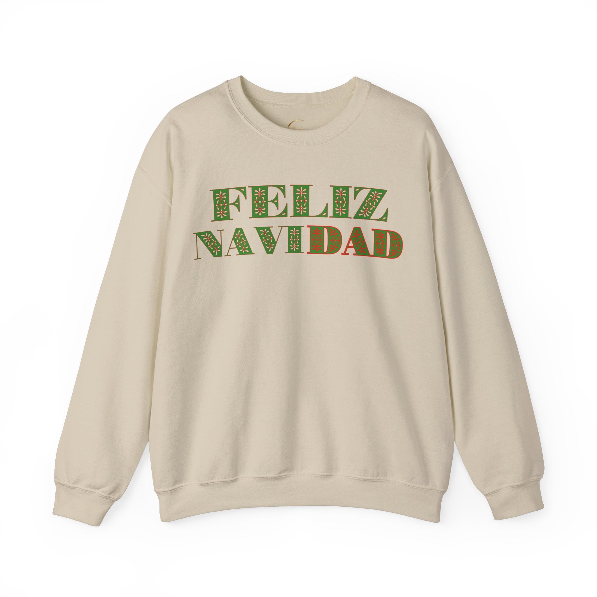 Feliz NaviDAD Green Letters
