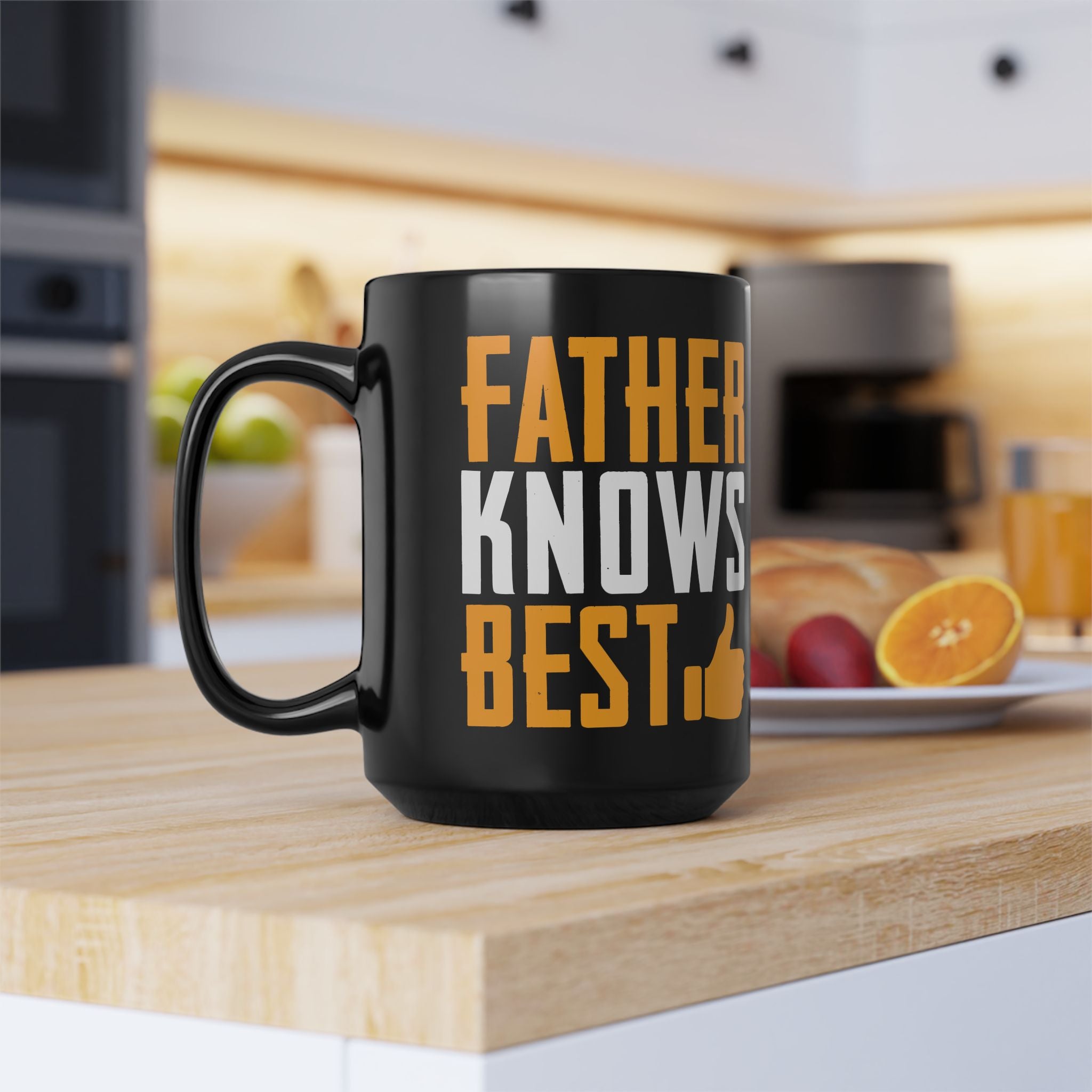 Father Knows Best Mug - Perfect Gift for Dad, Birthday, Father's Day, Coffee Lover, Fun Kitchen Decor, Free Shipping
