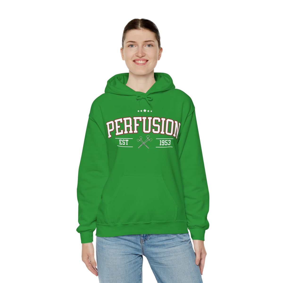 Perfusion Hoodie – Vintage 'Perfusion Est. 1953' Medical Tech Sweatshirt