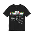 The Blackfather Personalized Fist Bump T-Shirt with 4 Sons/Daughters