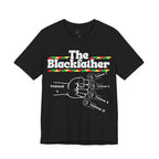 The Blackfather Personalized Fist Bump T-Shirt with 4 Sons/Daughters