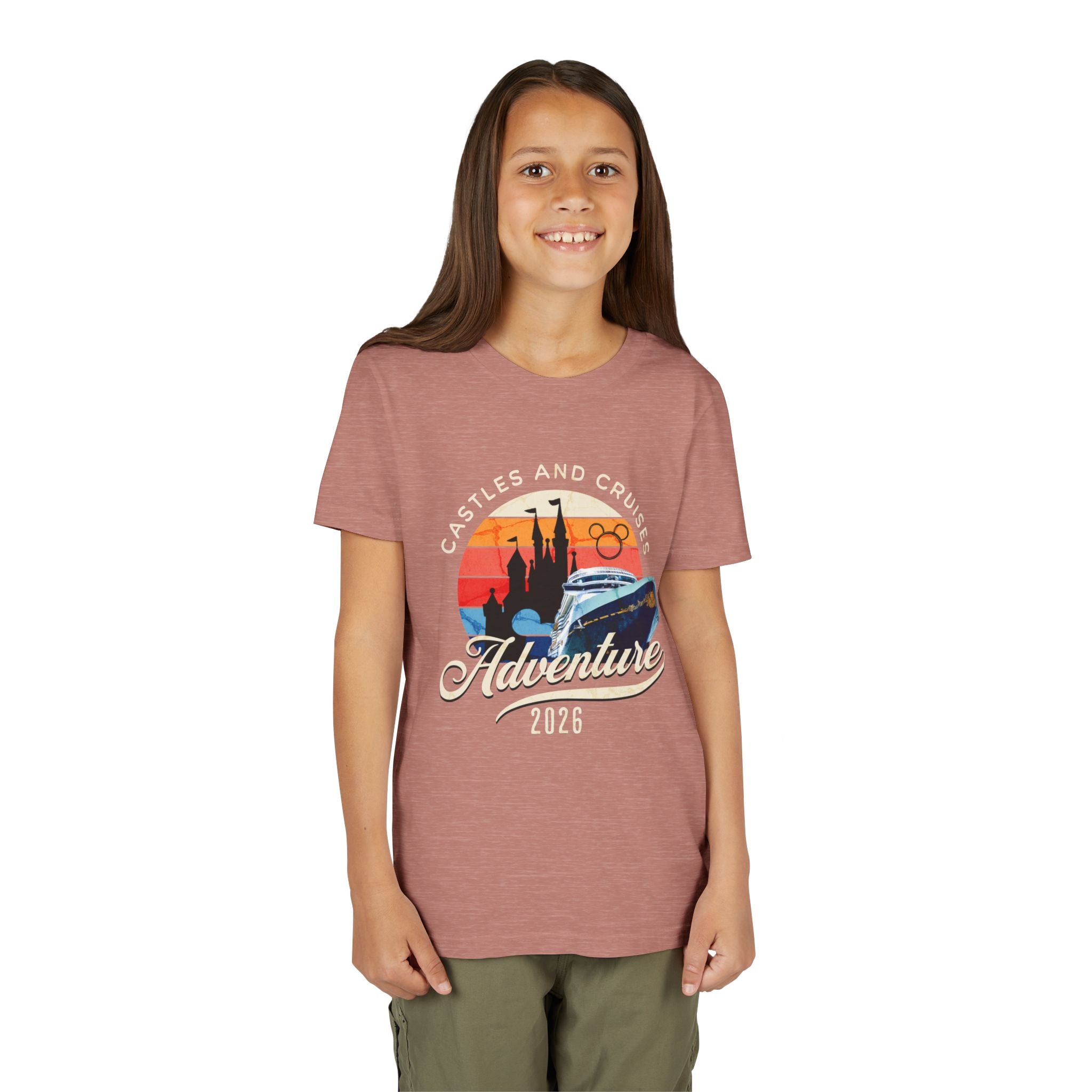Youth Tee — 'Castles and Cruises Adventure 2026' Vacation Graphic Shirt Custom Order for Cecelia