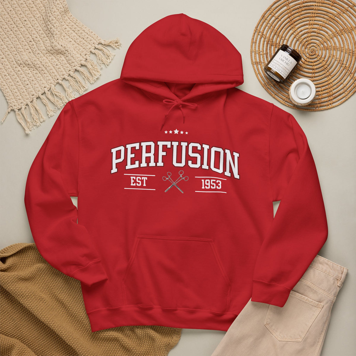 Perfusion Hoodie – Vintage 'Perfusion Est. 1953' Medical Tech Sweatshirt
