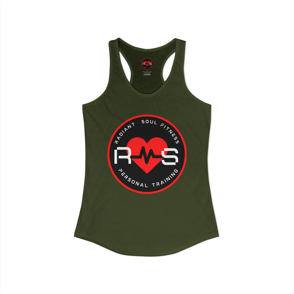 Women's Ideal Racerback Tank - Radiant Soul Fitness