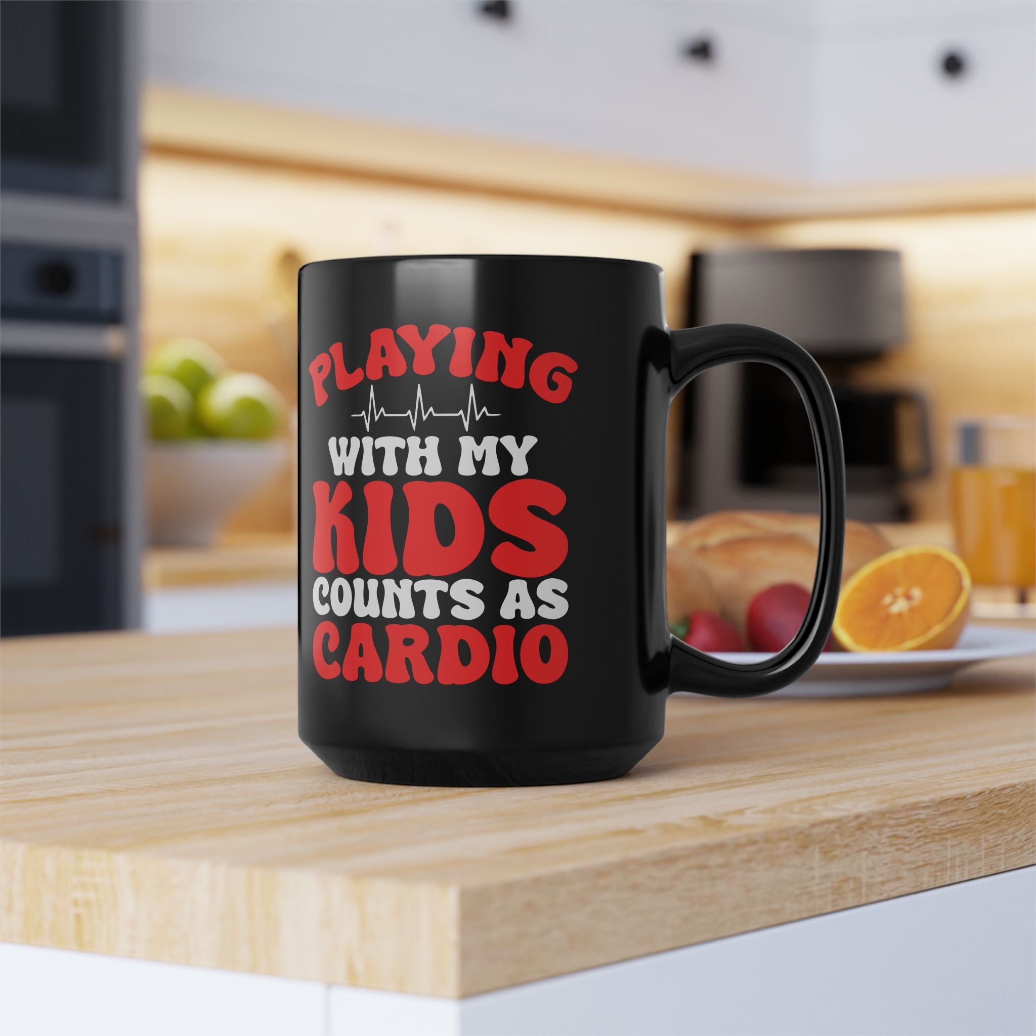 Playing with My Kids Counts as Cardio Mug