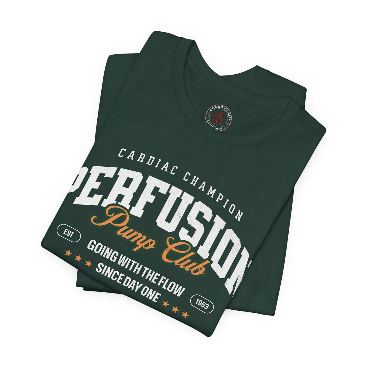 Perfusion Pump Club Tee — Cardiac Champion Medical Shirt