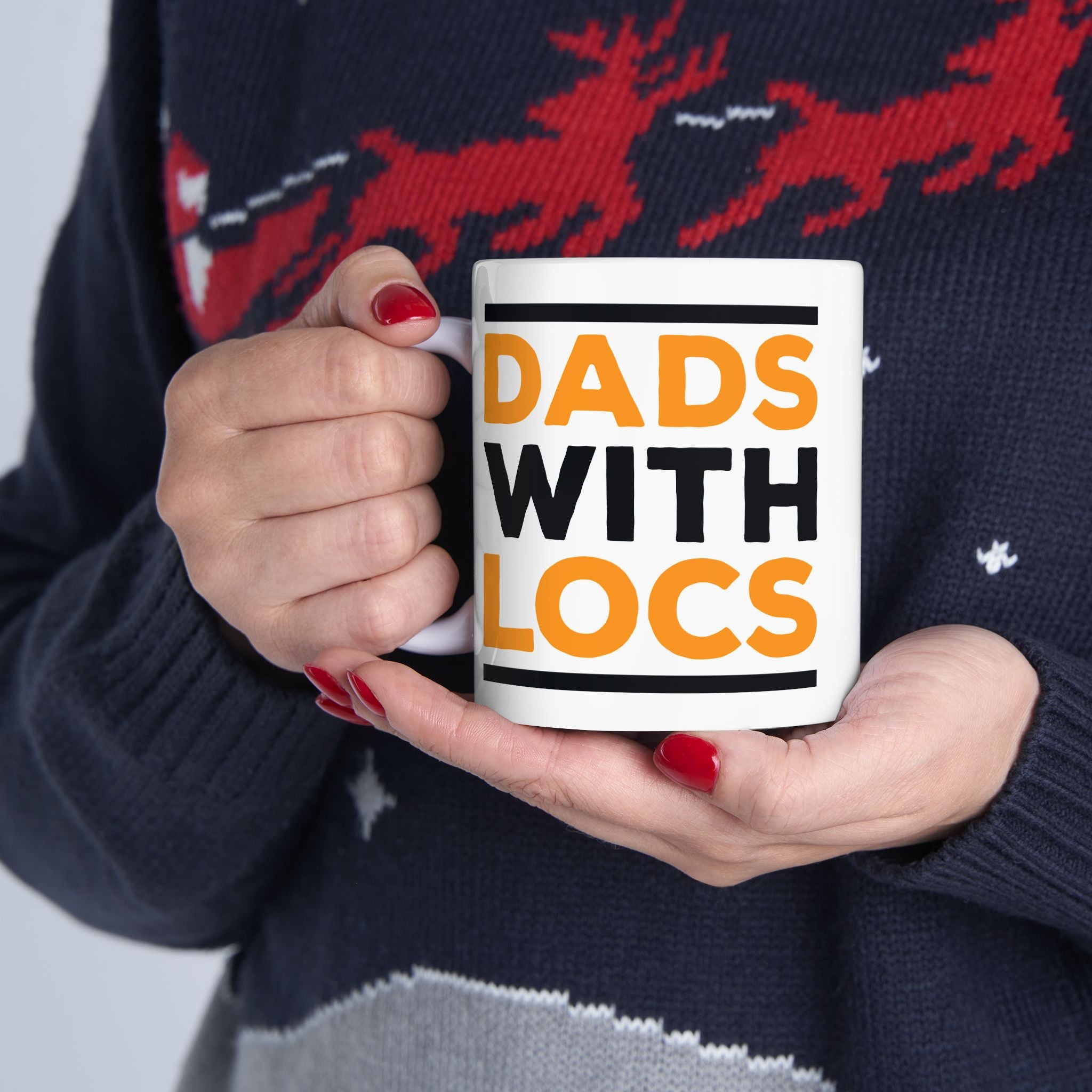Dads with Locs Ceramic Mug