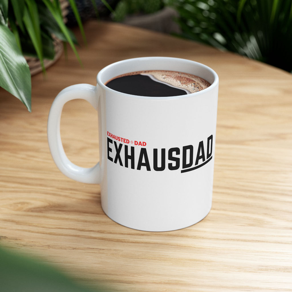 Exhausted Dad Mug