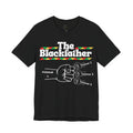 The Blackfather Personalized Tee – Custom Father & 3 Kids Fist Bump T-Shirt