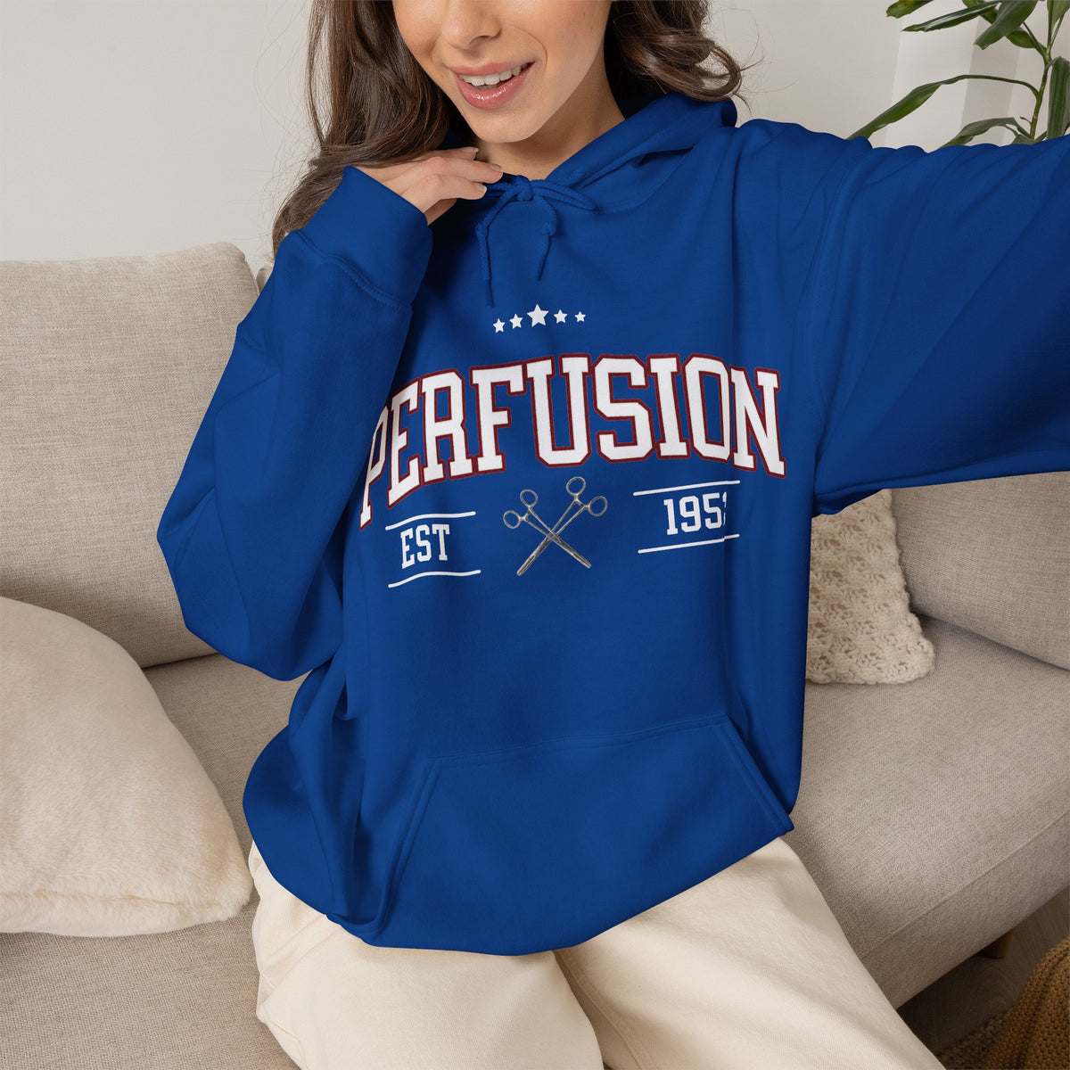 Perfusion Hoodie – Vintage 'Perfusion Est. 1953' Medical Tech Sweatshirt