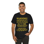 Warning Active Father Tee