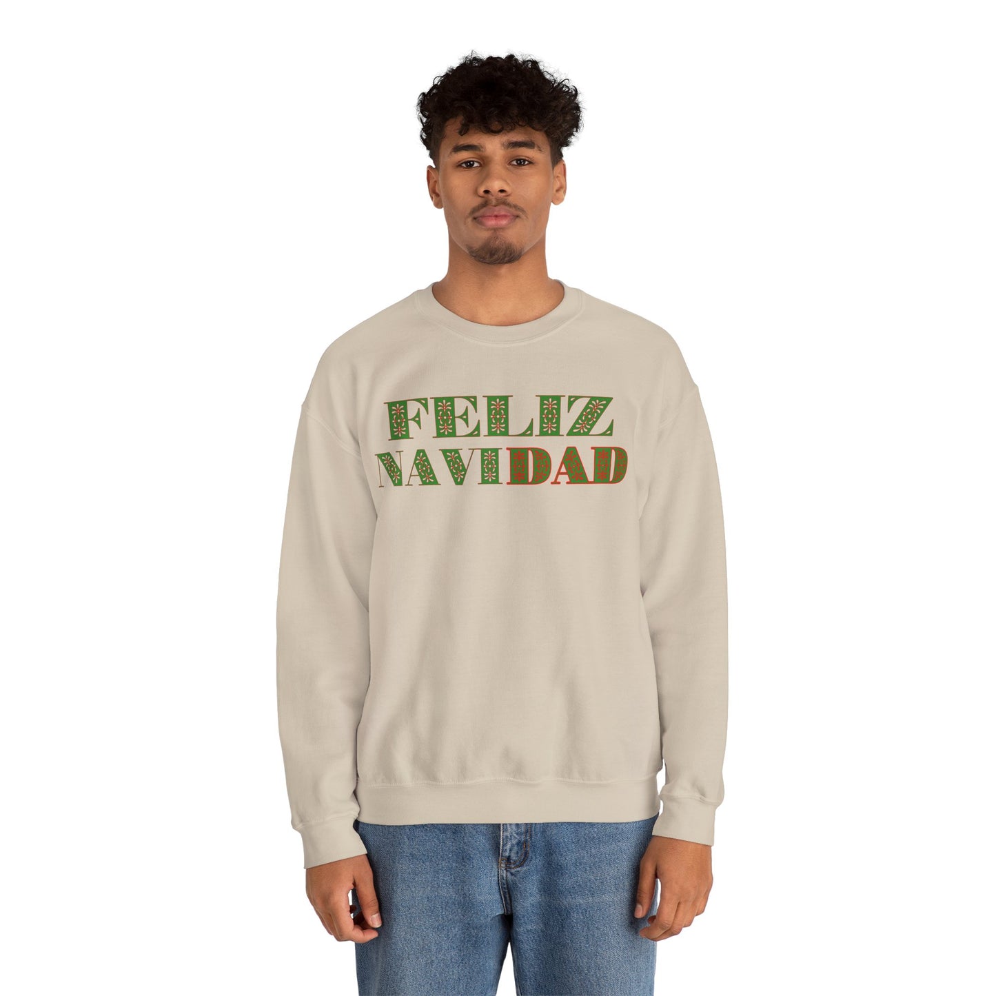 Feliz NaviDAD Green Letters