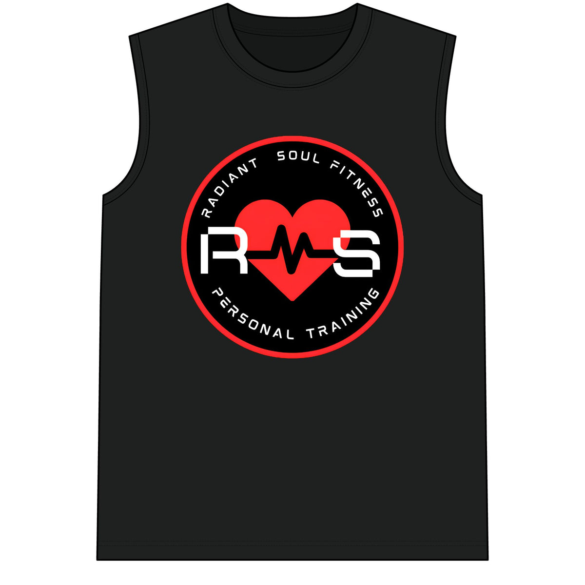 Sleeveless Compression Muscle Tee - Radiant Soul Fitness