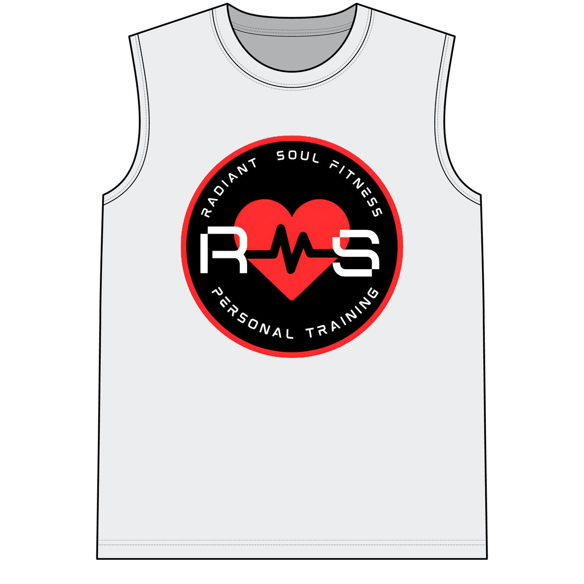 Sleeveless Compression Muscle Tee - Radiant Soul Fitness