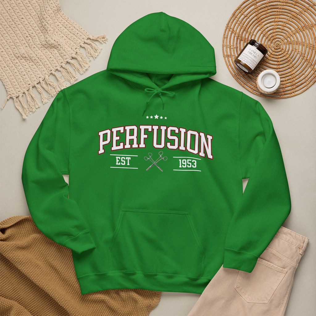 Perfusion Hoodie – Vintage 'Perfusion Est. 1953' Medical Tech Sweatshirt