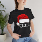 "Cecelia" Holiday Tee for Cecelia Custom Order