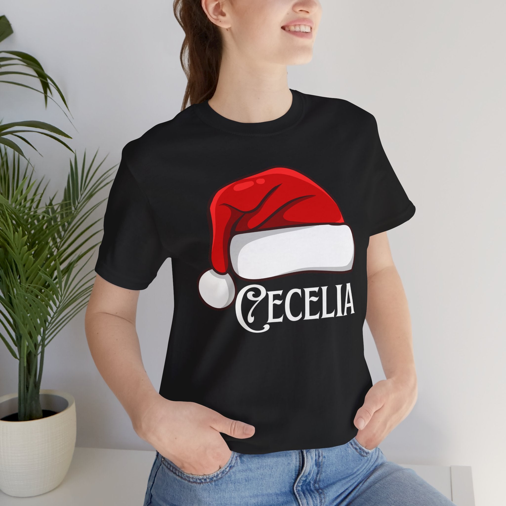 "Cecelia" Holiday Tee for Cecelia Custom Order