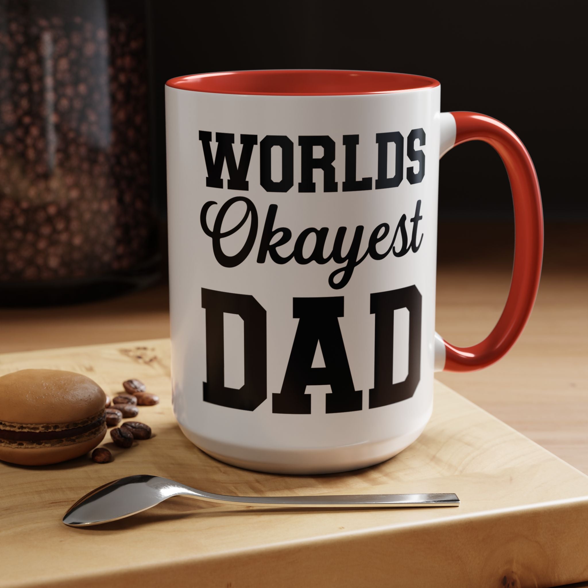 Worlds Okayest Dad Mug