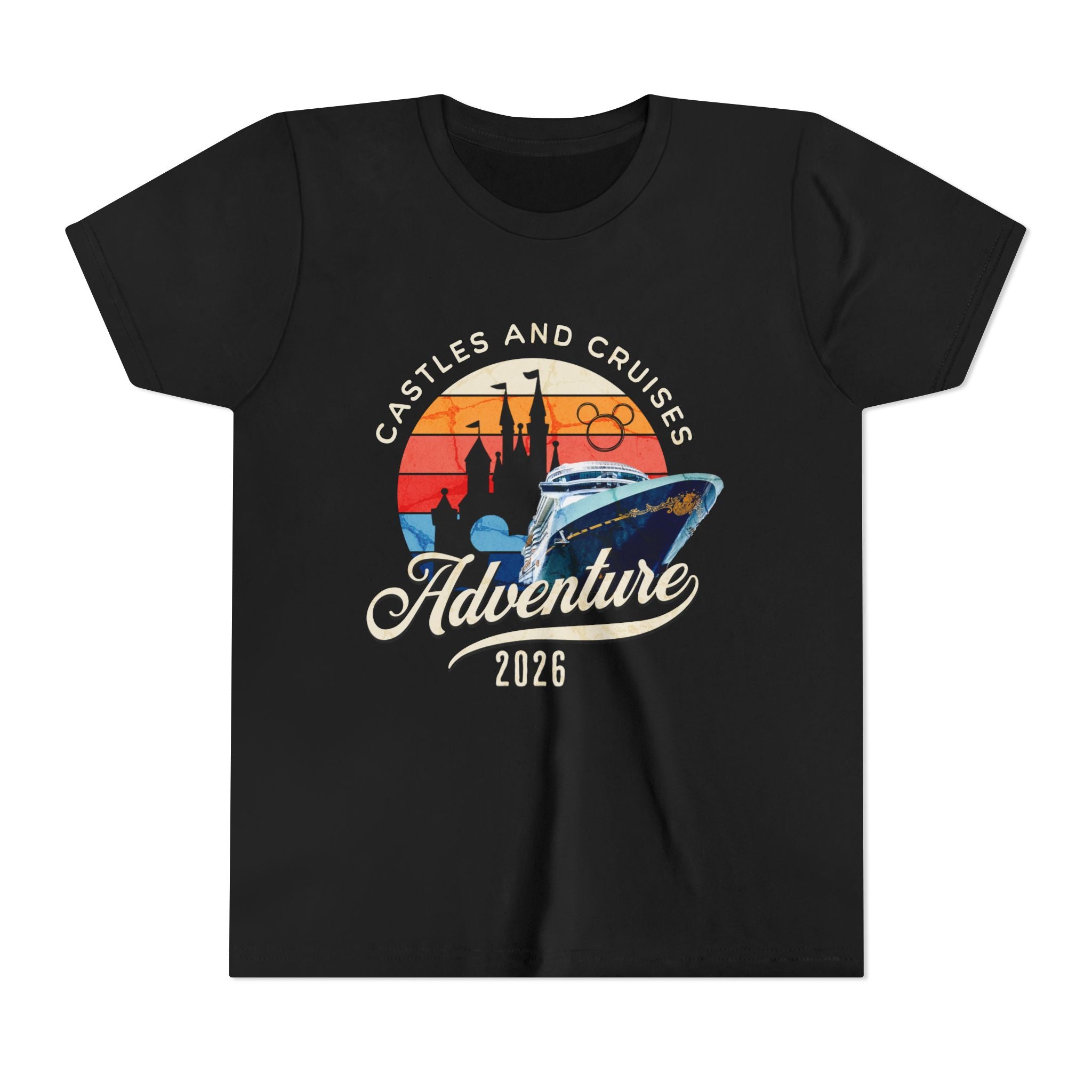 Youth Tee — 'Castles and Cruises Adventure 2026' Vacation Graphic Shirt Custom Order for Cecelia