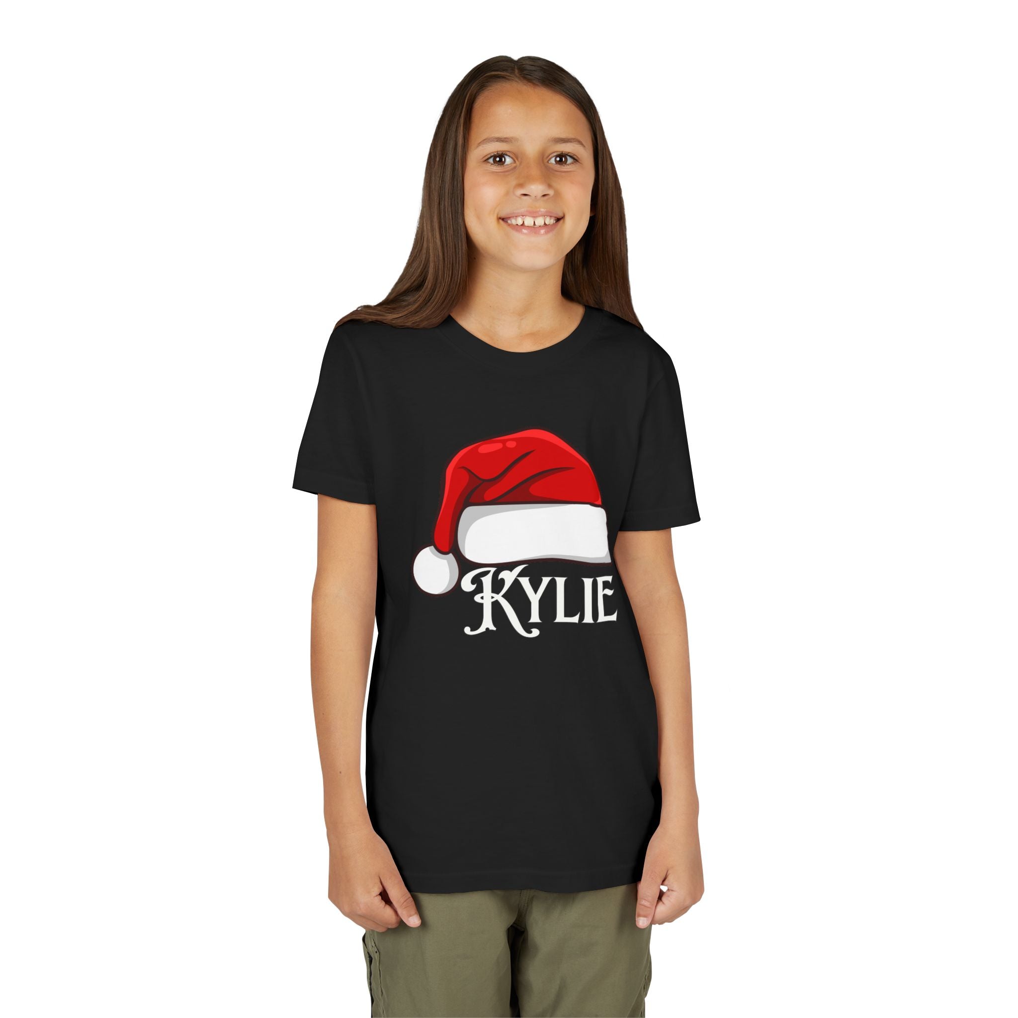 "Kylie" Holiday Youth Tee - Cecelia Custom Order