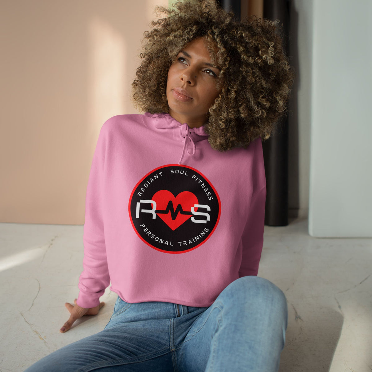 Women's Crop Hoodie — Radiant Soul Fitness