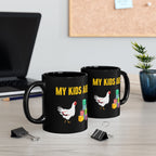 My Kids Are Chicken Playing Cubes Mug