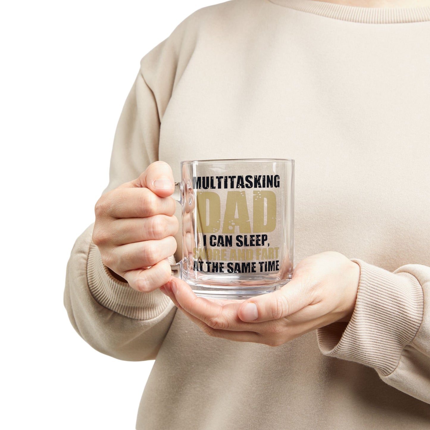 Multitasking Dad Glass Mug