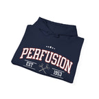 Perfusion Hoodie – Vintage 'Perfusion Est. 1953' Medical Tech Sweatshirt