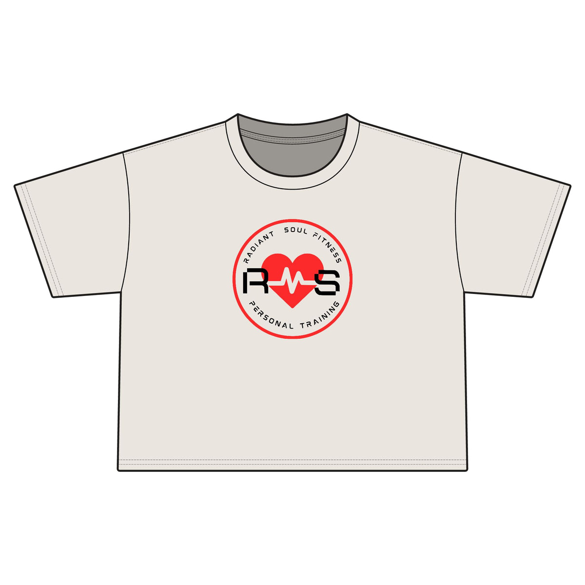 Women's Crop Tee — Radiant Soul Fitness