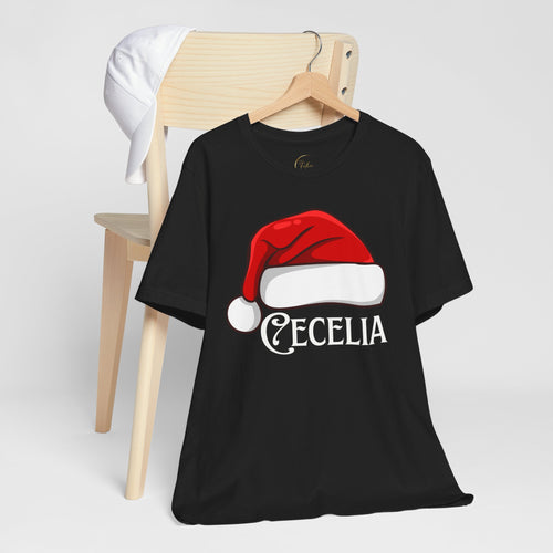 "Cecelia" Holiday Tee for Cecelia Custom Order
