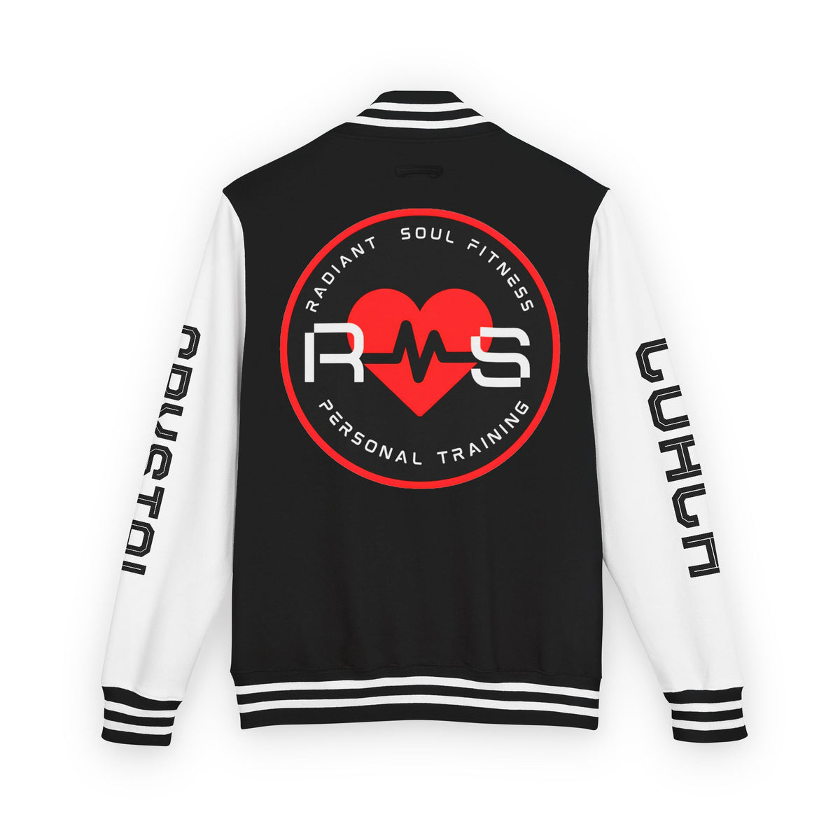 Coach Crystal Letterman Jacket – Radiant Soul Fitness Personal Trainer Jacket