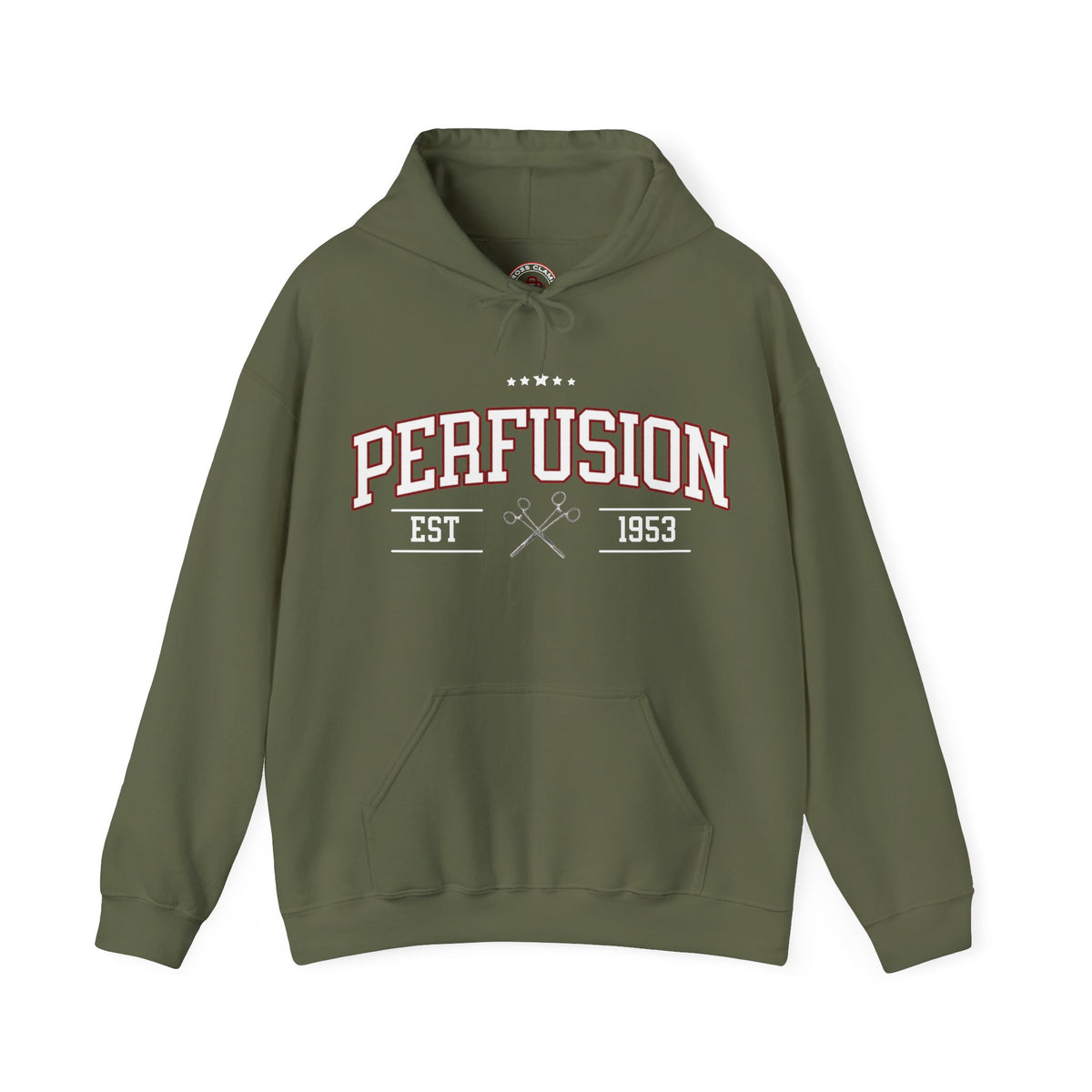 Perfusion Hoodie – Vintage 'Perfusion Est. 1953' Medical Tech Sweatshirt