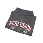 Perfusion Hoodie – Vintage 'Perfusion Est. 1953' Medical Tech Sweatshirt