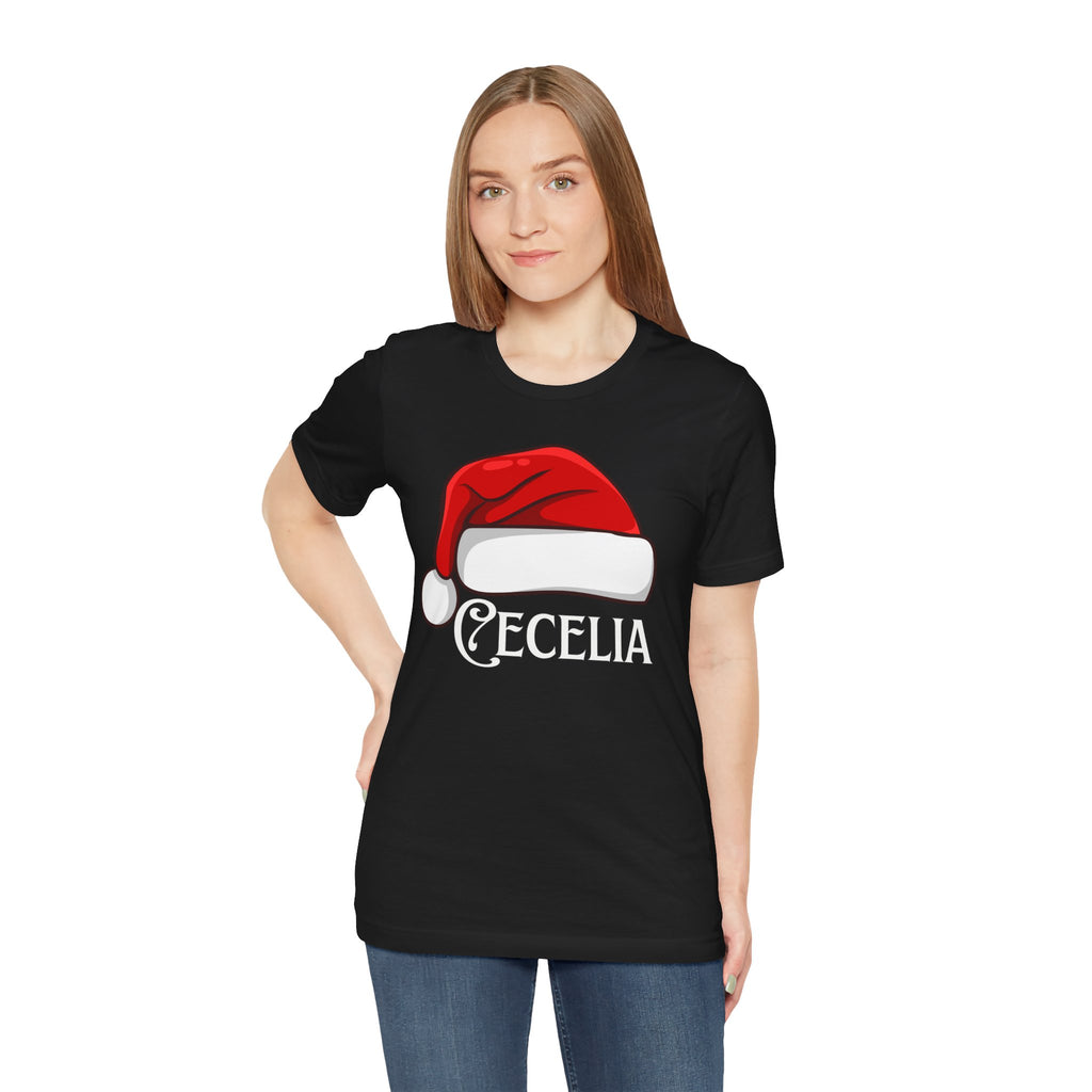 "Cecelia" Holiday Tee for Cecelia Custom Order