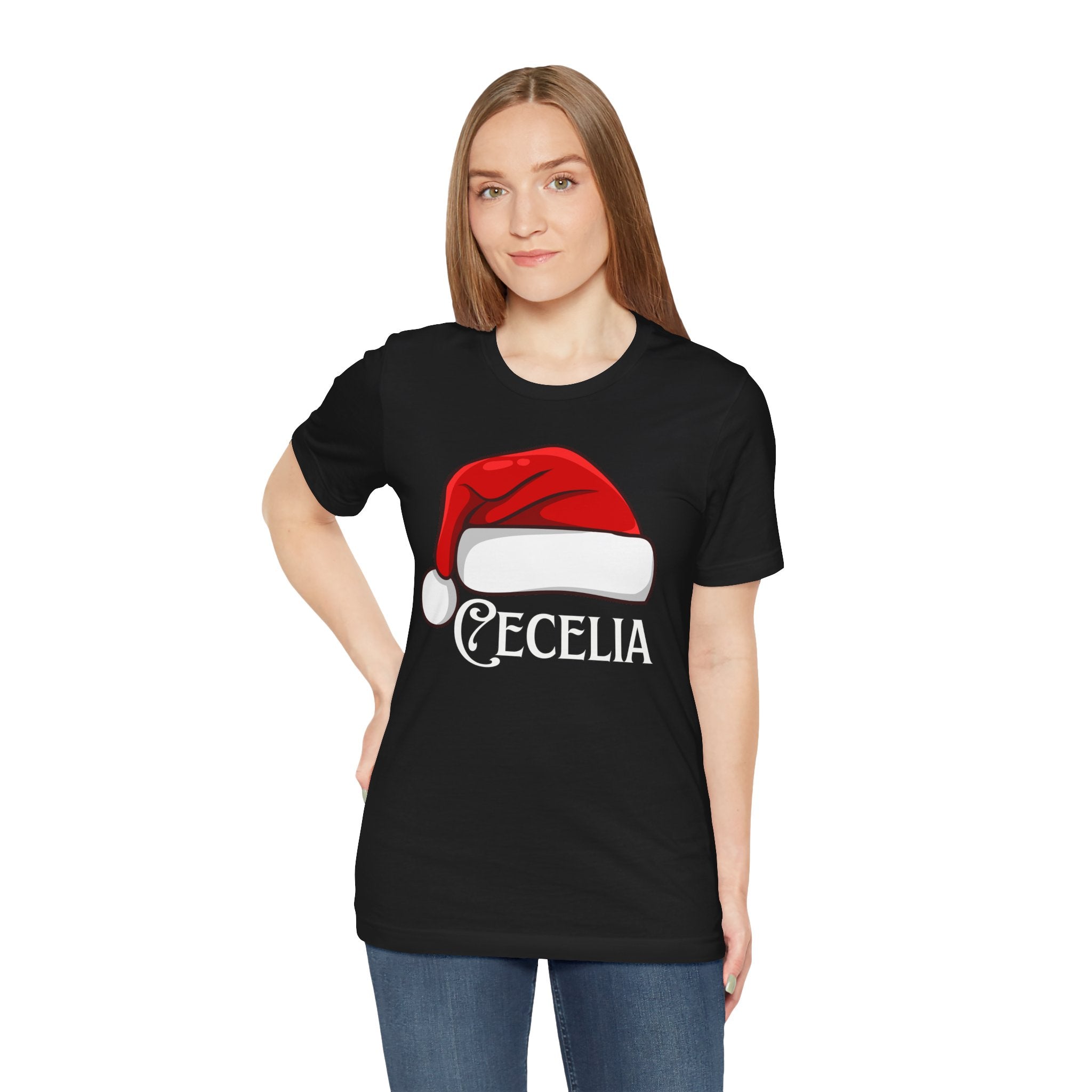 "Cecelia" Holiday Tee for Cecelia Custom Order