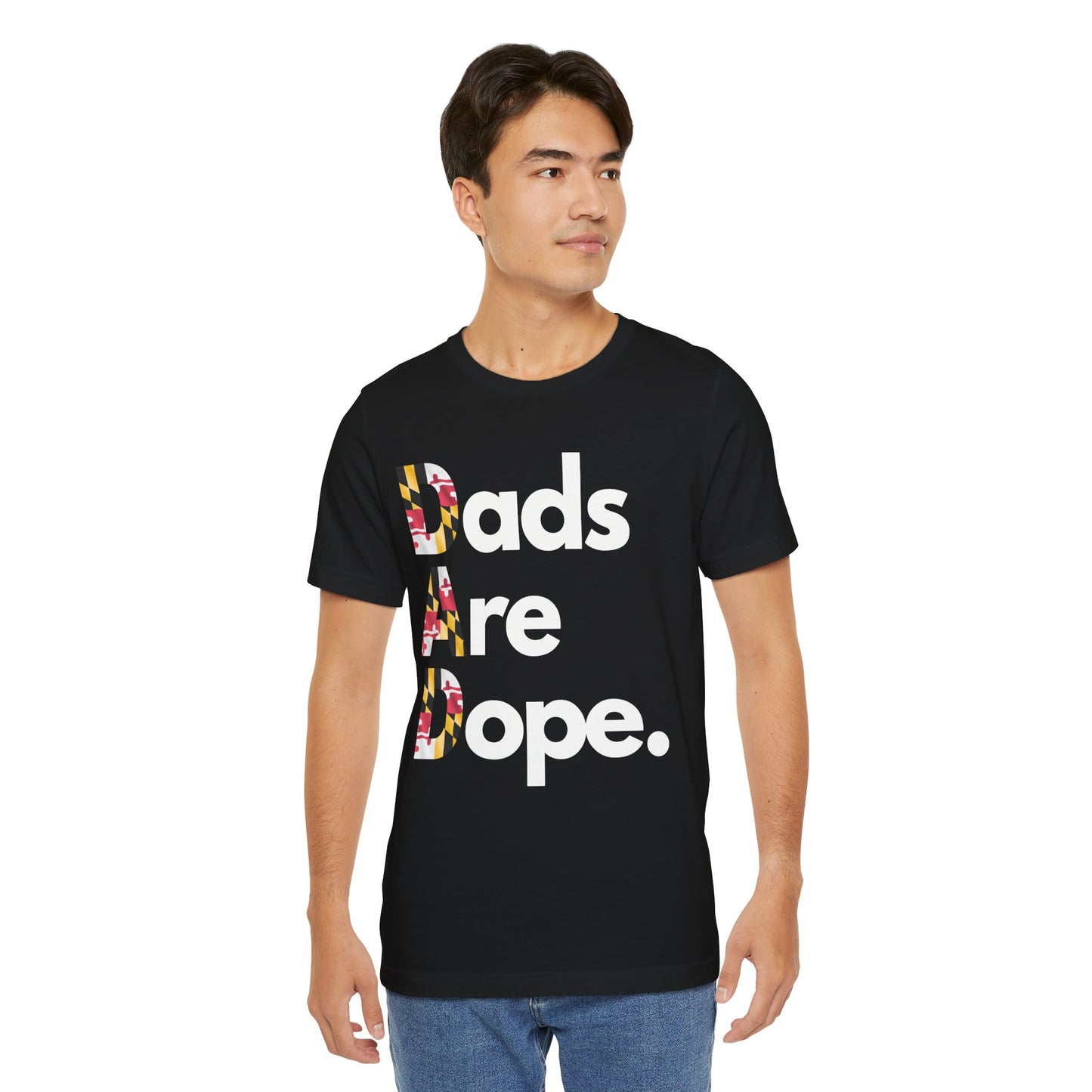 Dads Are Dope - Maryland State Flag T Shirt