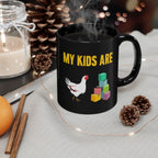 My Kids Are Chicken Playing Cubes Mug