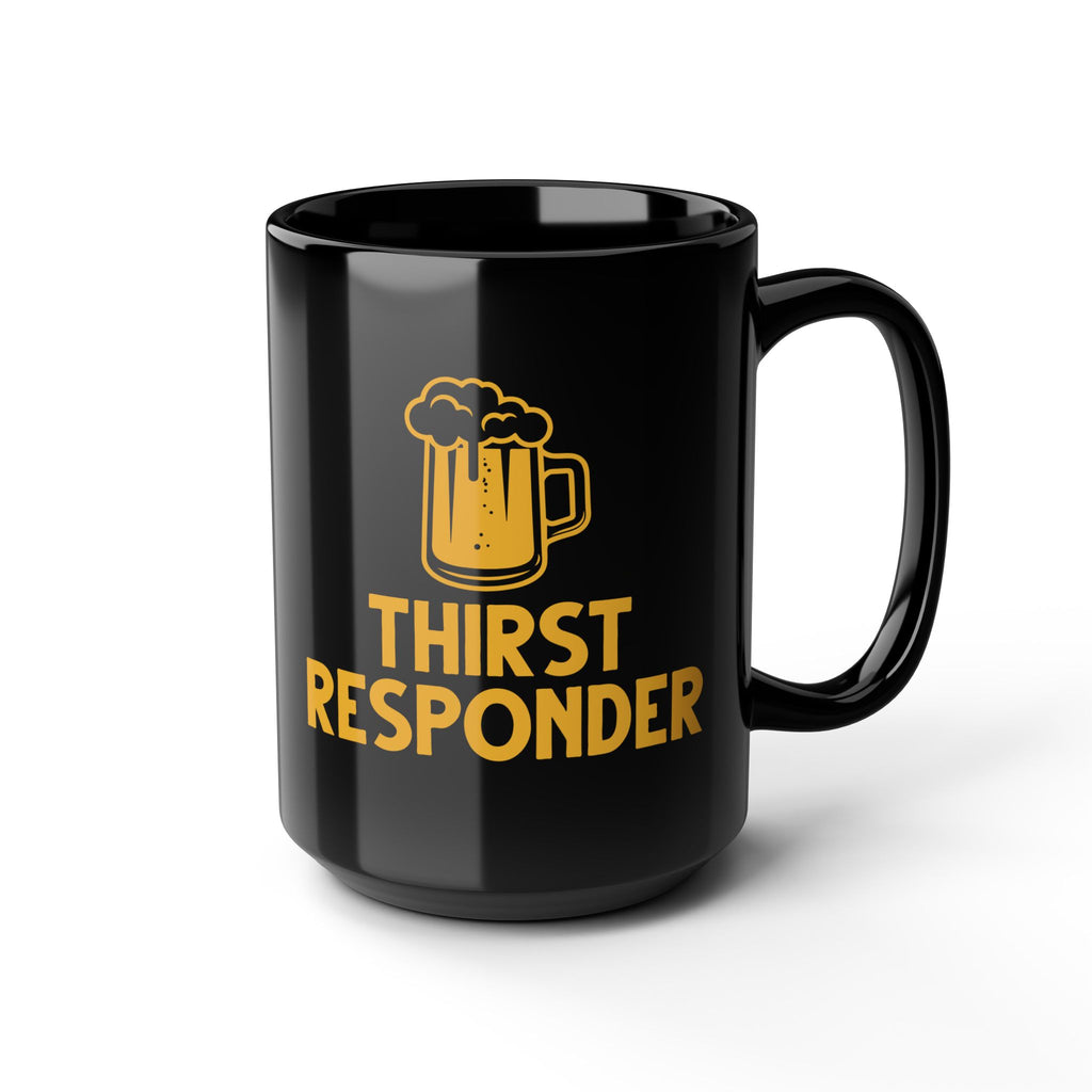 Thirst Responder Black Mug
