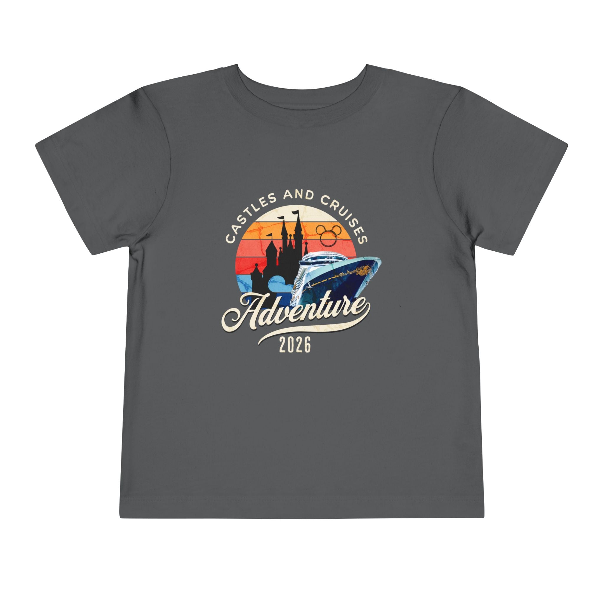 Toddler Tee — 'Castles and Cruises Adventure 2026' Vacation Shirt Custom Order for Cecelia