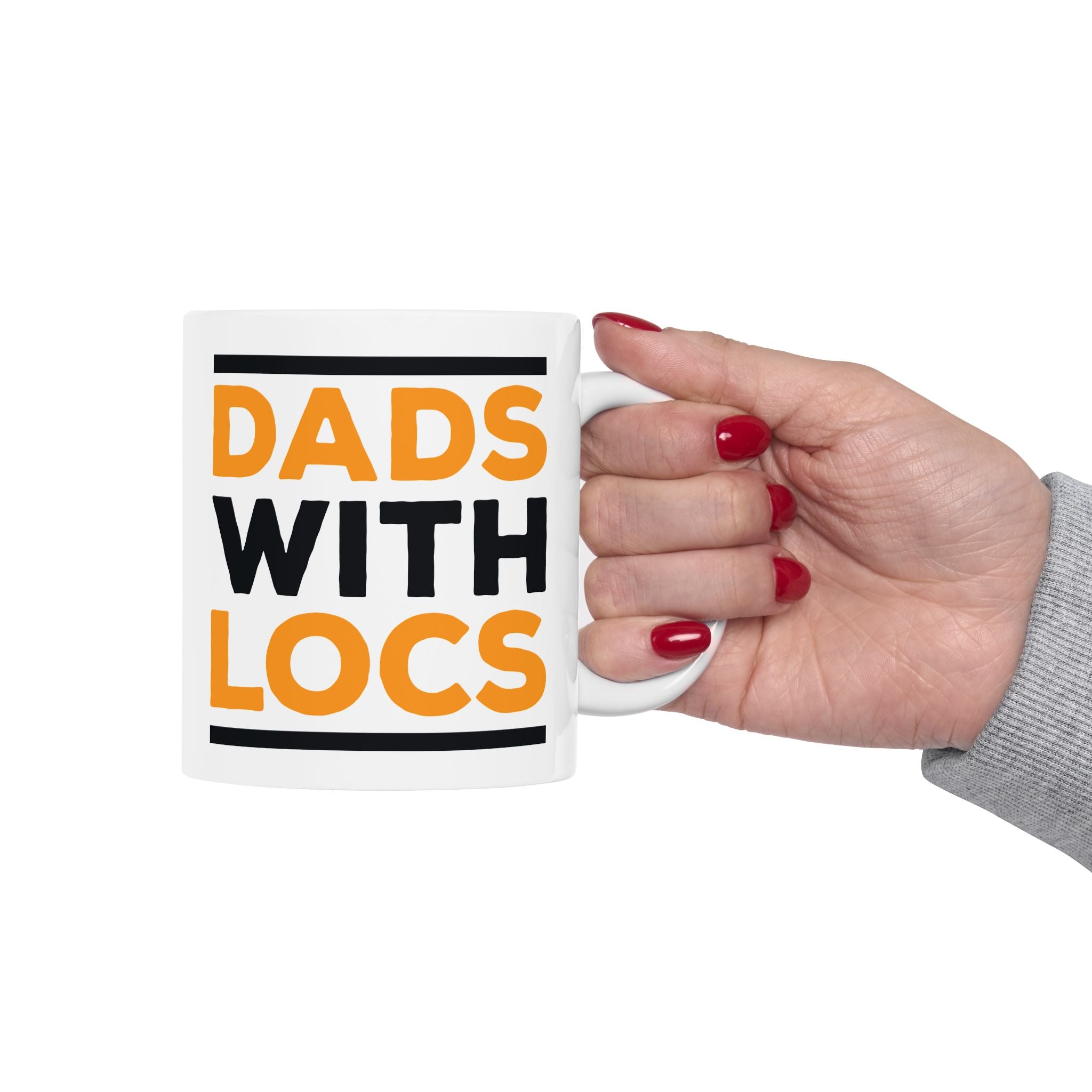 Dads with Locs Ceramic Mug